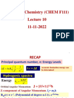 BITS PILANI Chemistry Lectures Principal Quatum Number