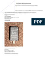 E39 Electric Memory Seat Install