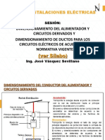 Dimensionamiento Conductor y Ducto