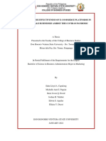 Managing The Effectiveness of e Commerce Platforms in Small Scale Businesses Amidst The Covid 19 Pandemic Bsba 4a Final