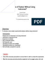 Analysis of Rubber Without Using Instrument - 28 Sept 2022