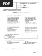 Examen de Revision SOA - Questions