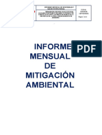 Informe Mensual de Mitigacion Ambiental