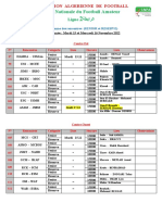 Programme de La 7éme Journée Seniors Et Reserve 2 2