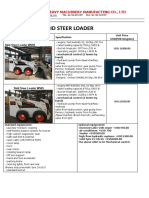 Fuwei Skid Steer Loader Price 2018 (For The Dealer)