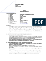 Silabo Problemas Del Aprendizaje Escolar 2022 - II