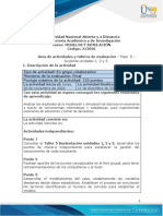 Guía de Actividades y Rúbrica de Evaluación - Paso 5 - Sustenta Unidades 1, 2 y 3