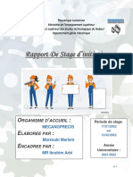 Rapport de Stage D'initiation