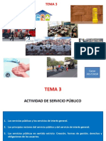 Tema 3 (La Prestación de Servicios Públicos)