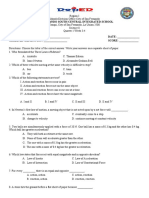 Science 8 Quiz 2