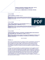 JAIME N. SORIANO Et - Al. vs. SEC. of FINANCE Et - Al. G.R. No. 184450 January 24 2017