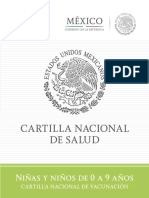 Cartilla Nacional de Salud Niños