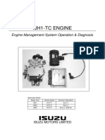 For Service Training 4jh1 TC Engine Engi