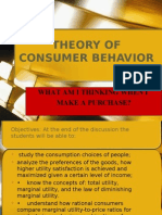 Lesson 10-Theory of Consumer's Behavior