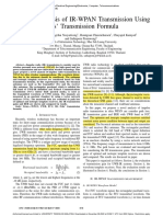 A Novel Analysis of IR-WPAN Transmission Using Friis Transmission Formula