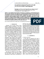 Electrochromic and Electrochemical Properties of in Situ