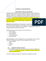 SEMANA II... TEMA II. - Textos Continuos y Textos Discontinuos