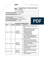 AUTOSAR SWS EthernetSwitchDriver
