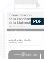 Material para Estudiantes de Tercero. Multiplicacion y Division