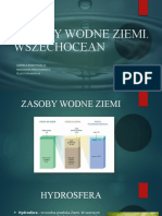 Zasoby Wodne Ziemi. Wszechocean