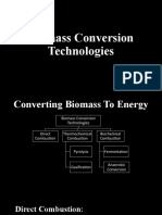 BioMass Conversion Technologies