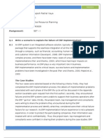 Name: Roll No: Subject Name: Enterprise Resource Planning Subject Code: Assignment