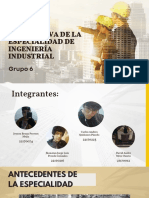 Memoria Descriptiva de La Especialidad de Ingeniería Industrial