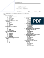 Midterm Electromagnetics