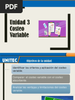 Unidad 3 Costeo Variable