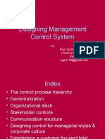 Mics Chapter 3 Desining Management Control System