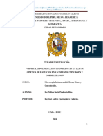 Minerales Polimetálicos Sulfurados (Pb-Cu-Zn) y Su Cinética de Flotación en Yacimientos Tipo Skarn y Cordilleranos