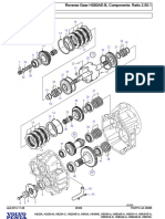 Reverse Gear HS80AE-B, Components Ratio 2 Volvo Penta ZF