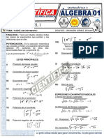 Teoría de Exponentes NIVEL I-1