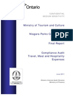 NPC Audit of Travel Meal Hospitality Expenses - Final Report 2011