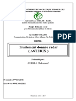 Traitement Donnée Radar (Asterix) : Institut D'aéronautique Et Des Études Spatiales