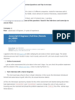 Interview Questions and Tips To Answer 9YLM4Pf2