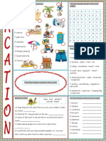 YLS2 - Unit 5 - Writing (Travel Worksheet)