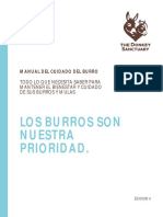 Los Burros Son Nuestra Prioridad.: Manual Del Cuidado Del Burro