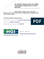 Abrupt Climate Changes - Evidence From Quaternary Sedimentological Sequences in Croatia