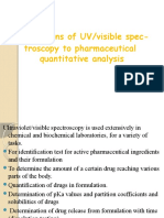 Applications of UV Visible Light