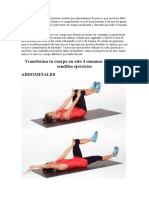 Transforma Tu Cuerpo en Solo 4 Semanas