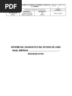 Informe Del Diagnostico Del Estudio de Linea Base