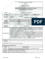 Programa de Formación Titulada CARPINTERO INSTALADOR