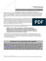 Diversity Visa Registration Period: Instructions For The 2008 Diversity Immigrant Visa Program (Dv-2008)