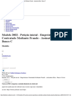 Modelo 2022 - Petição Inicial - Empréstimos Contratado Mediante Fraude - Assina