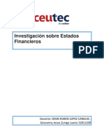 Investigación Sobre Estados Financieros