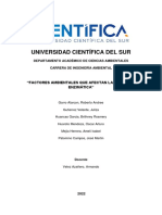 Informe #1 - Factores Que Alteran La Actividad Enzimática