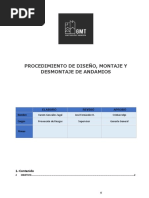 Proc. Montaje - Desmontaje de Andamio GMT