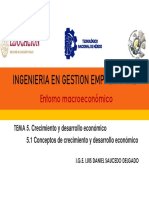 Crecimiento y Desarrollo Económico