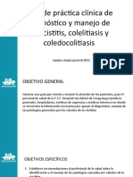 Presentaciòn GPC Diagnóstico y Manejo de Colecistitis, Colelitiasis y Coledocolitiasis